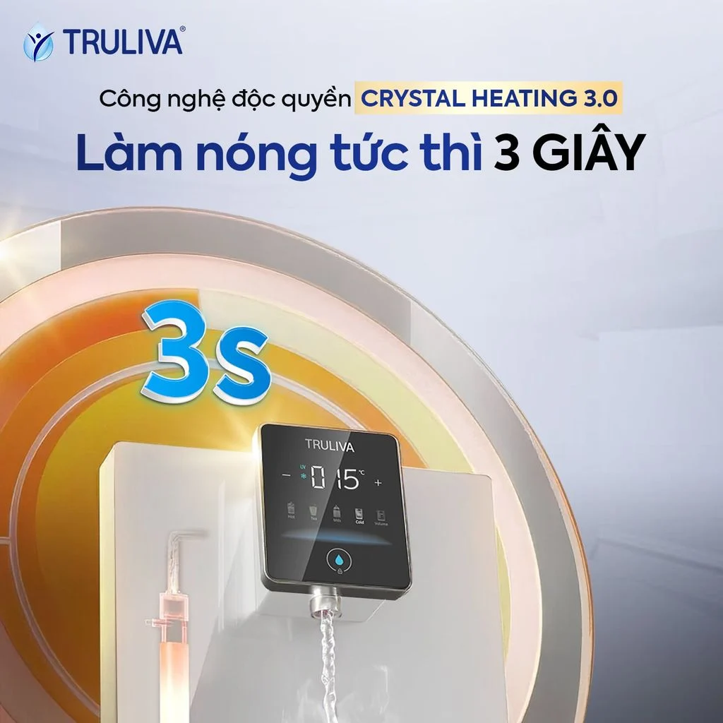 Máy Lọc Nước Nóng Lạnh Treo Tường Truliva W6412